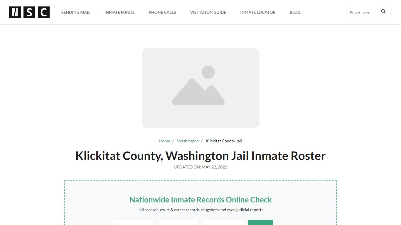 Klickitat County, Washington Jail Inmate List